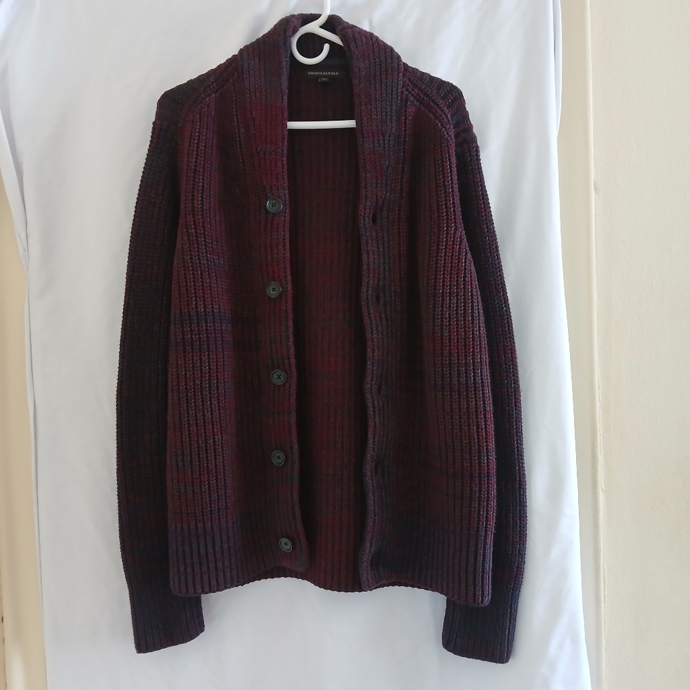Banana Republic Cardigan Sweater L Slim-fit